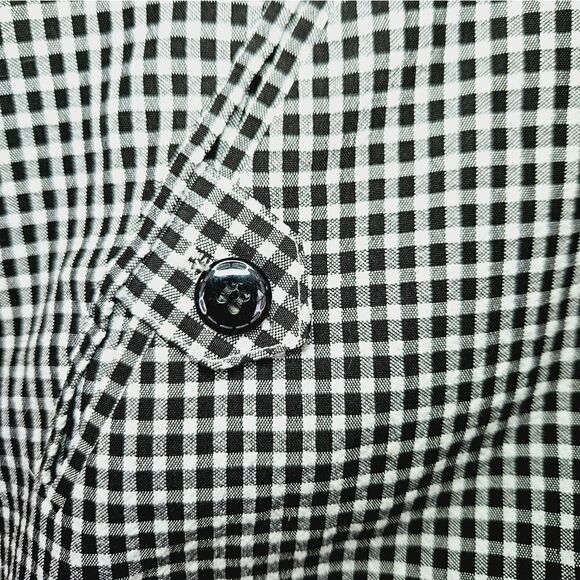 Vintage Alfred Dunner '80s Gingham Black & White Two Piece Matching Suit Set 6P - Picture 10 of 16